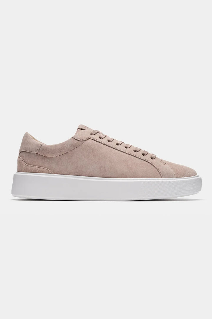 Baskets en daim beige