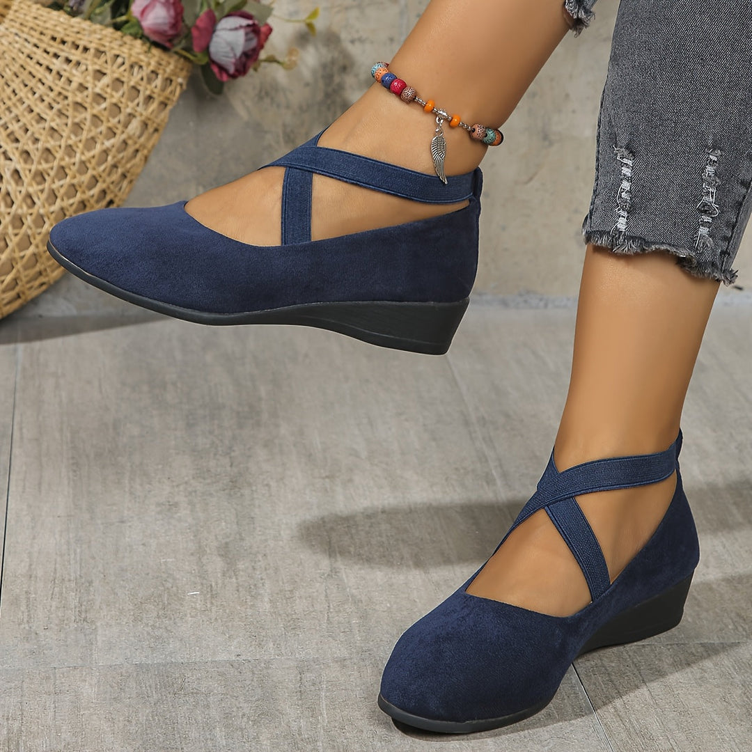 Élise® – Ballerines à brides croisées pour un confort