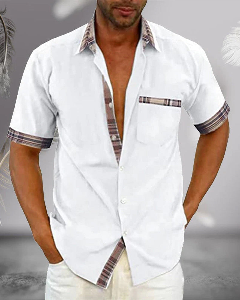 Laurent | Chemise à manches courtes Homme