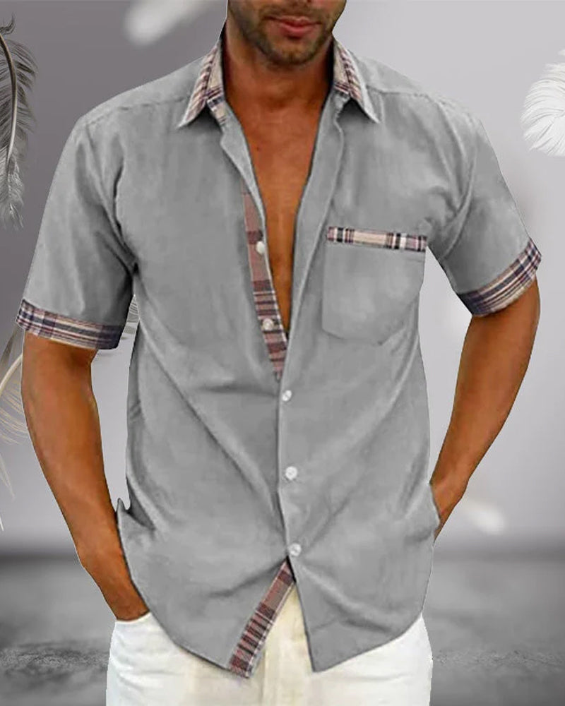 Laurent | Chemise à manches courtes Homme