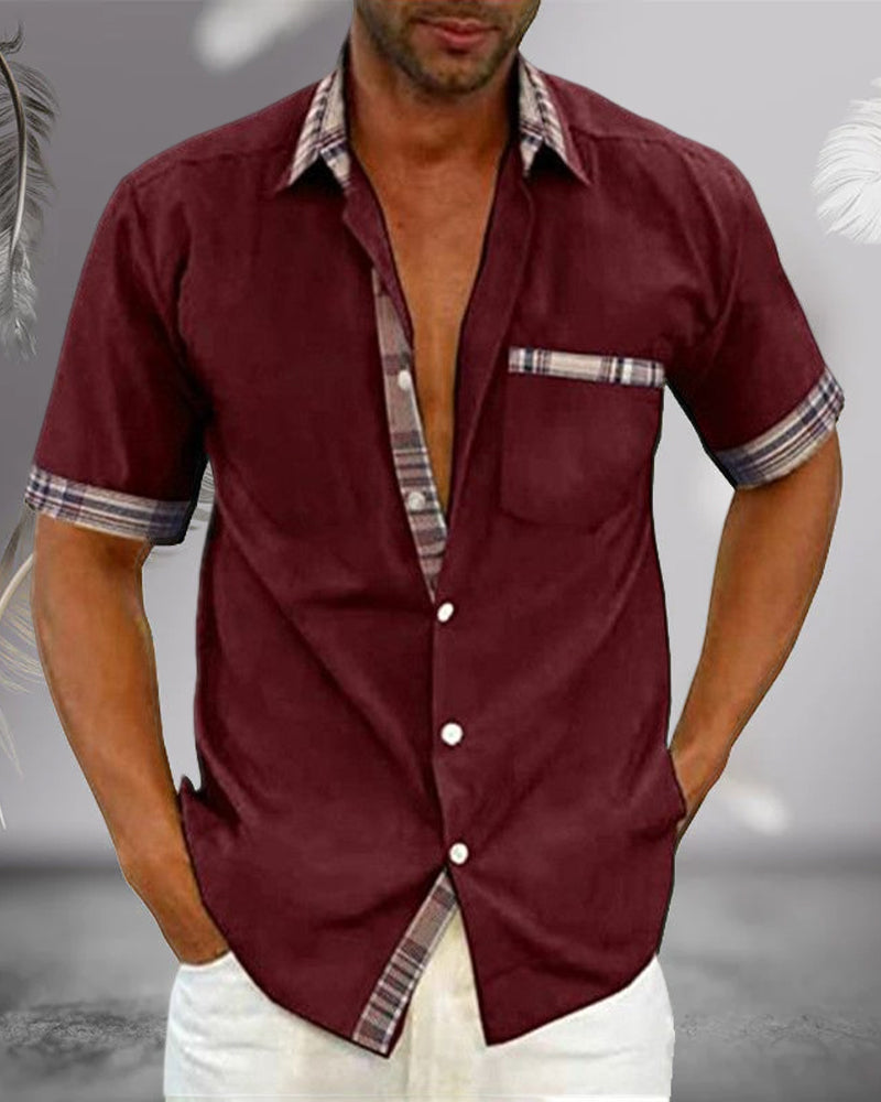 Laurent | Chemise à manches courtes Homme