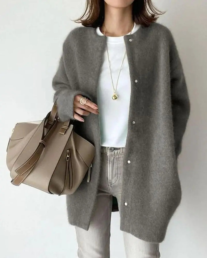 Léontia | Gilet Long Fluide