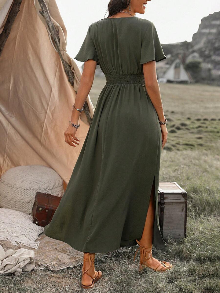Odette | Robe Maxi à Fente