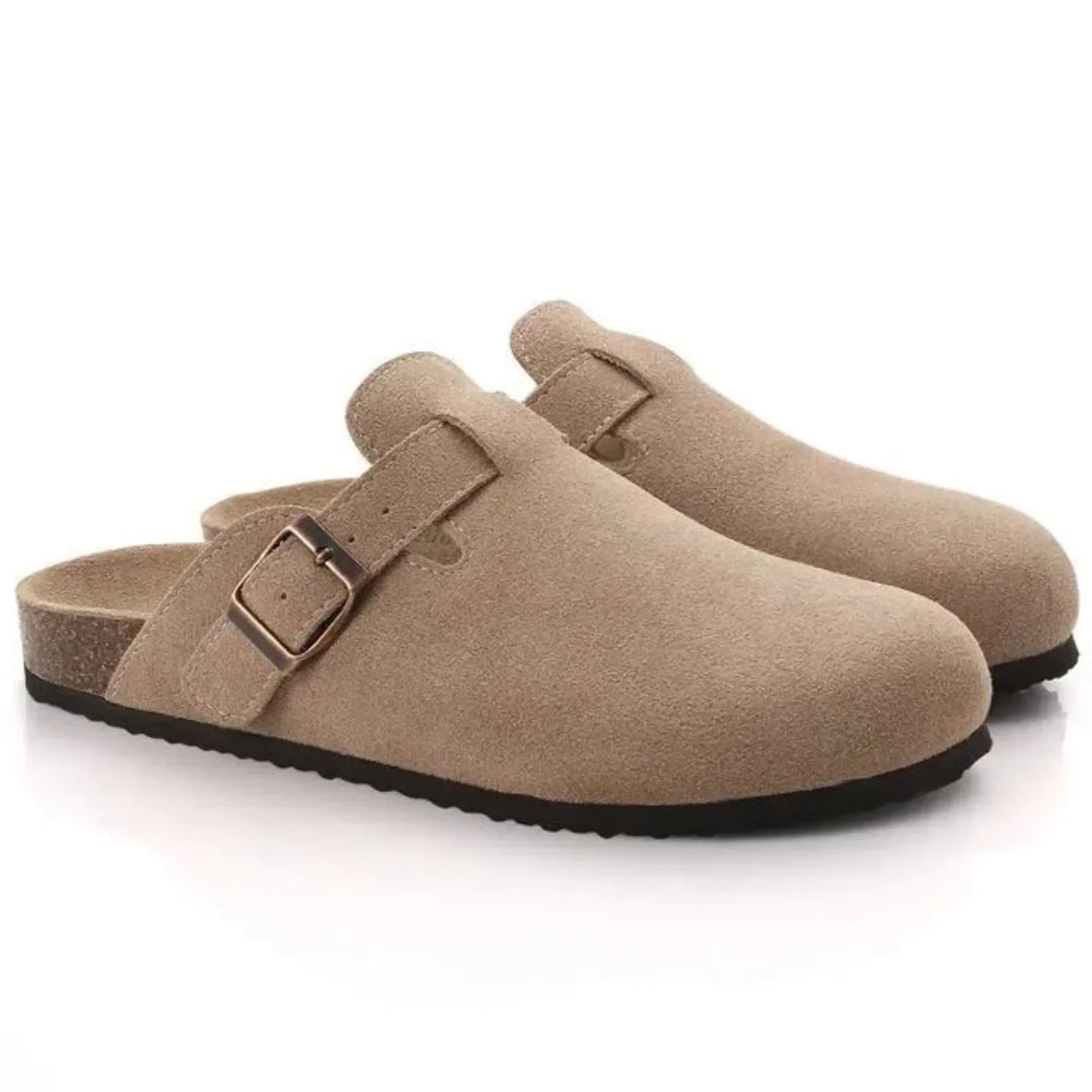 Valentin | Sabots à boucle en daim Homme