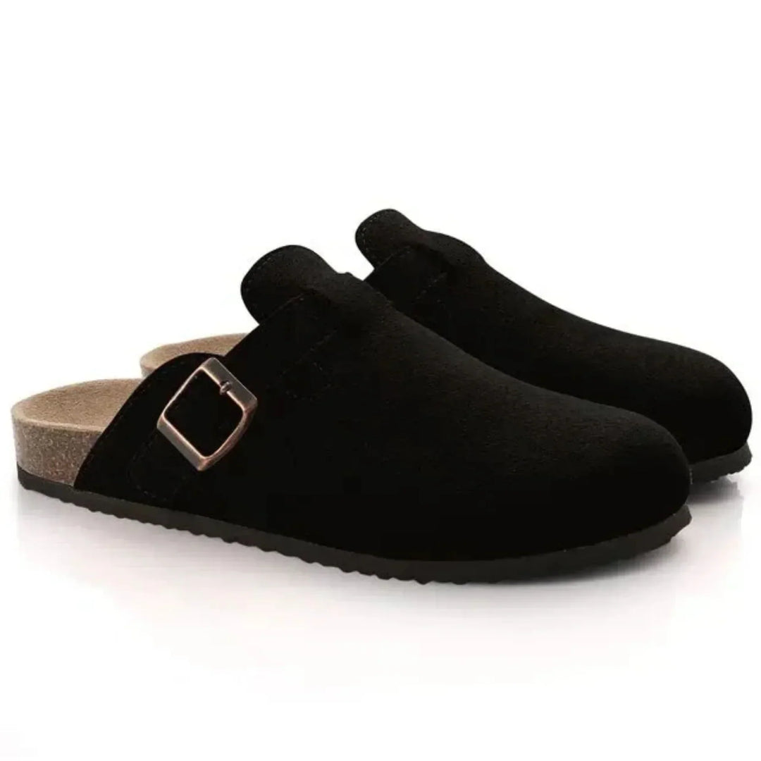 Valentin | Sabots à boucle en daim Homme