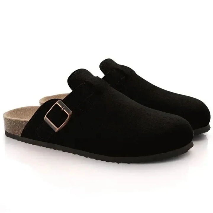 Valentin | Sabots à boucle en daim Homme