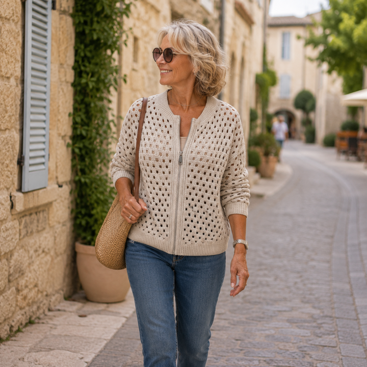 Auriane | Cardigan Ajouré