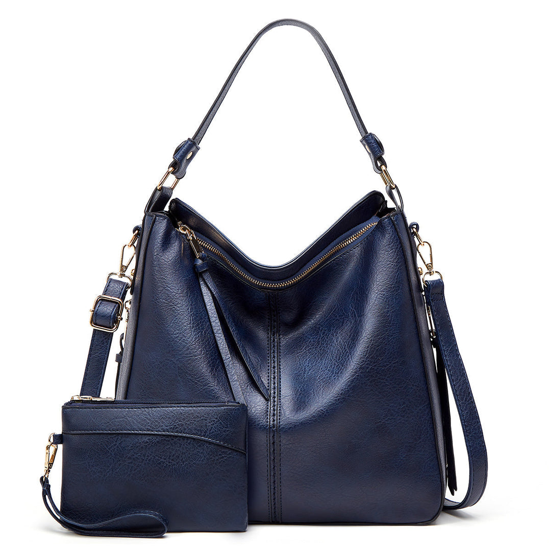 Agathe | Sac en Cuir Antivol + Pochette Offerte