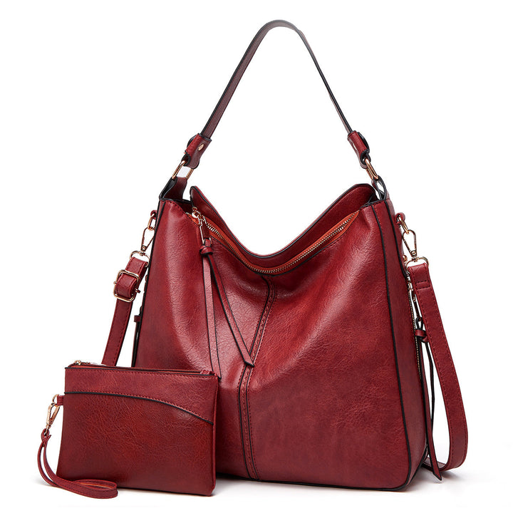 Agathe | Sac en Cuir Antivol + Pochette Offerte