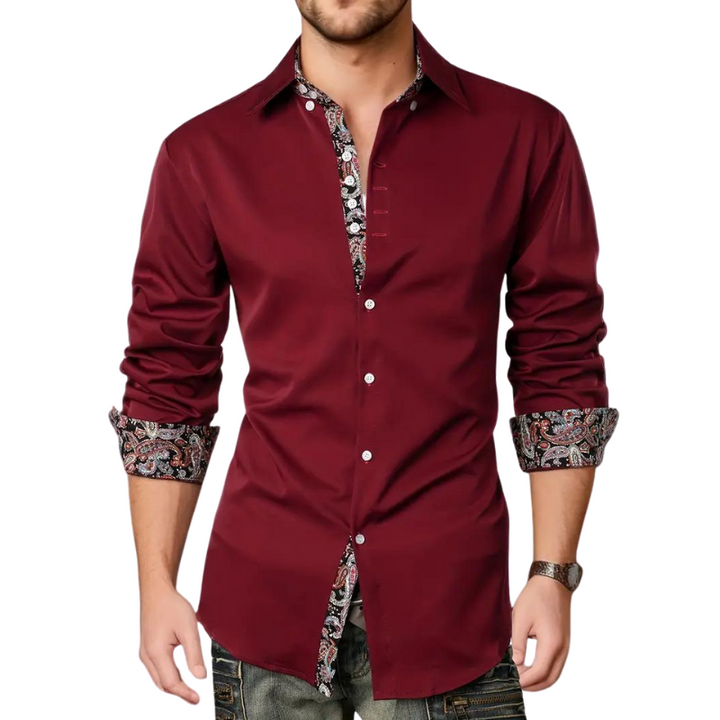 Niko | Chemise à accents Paisley Homme