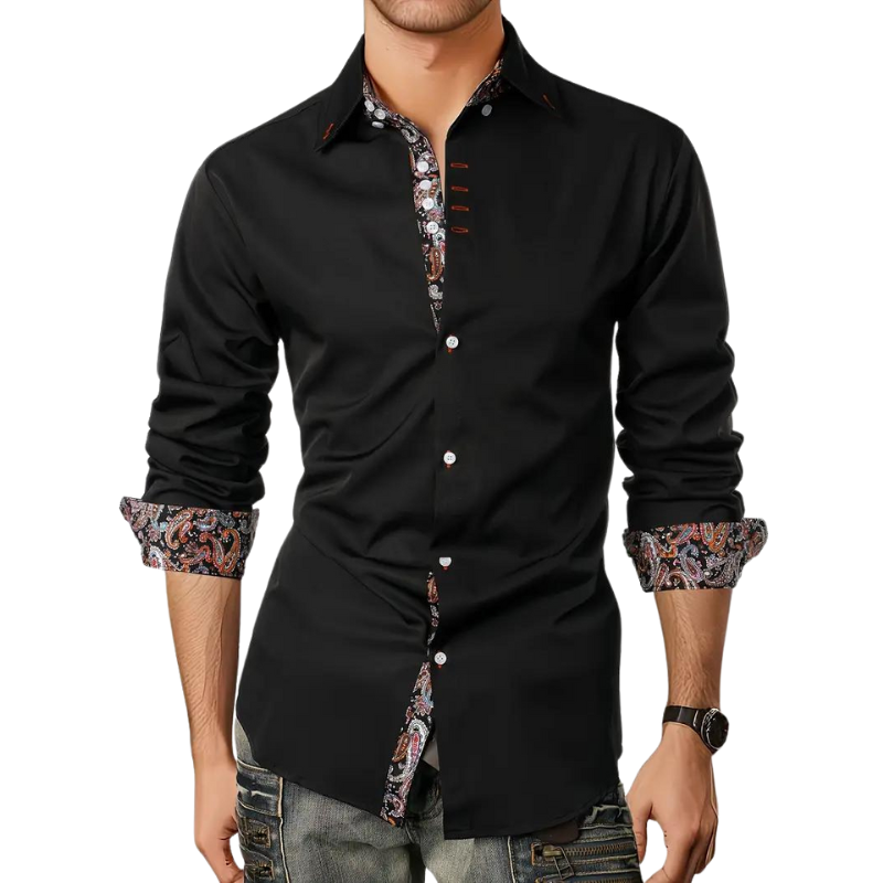 Niko | Chemise à accents Paisley Homme