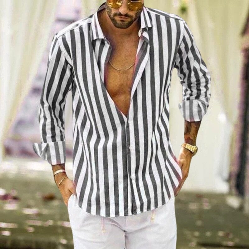 Alain | Chemise à rayures Homme