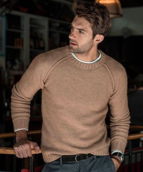 Izael | Pull Décontracté en Tricot Doux Homme