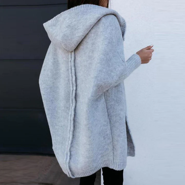 Élodie | Cardigan Long à Capuche
