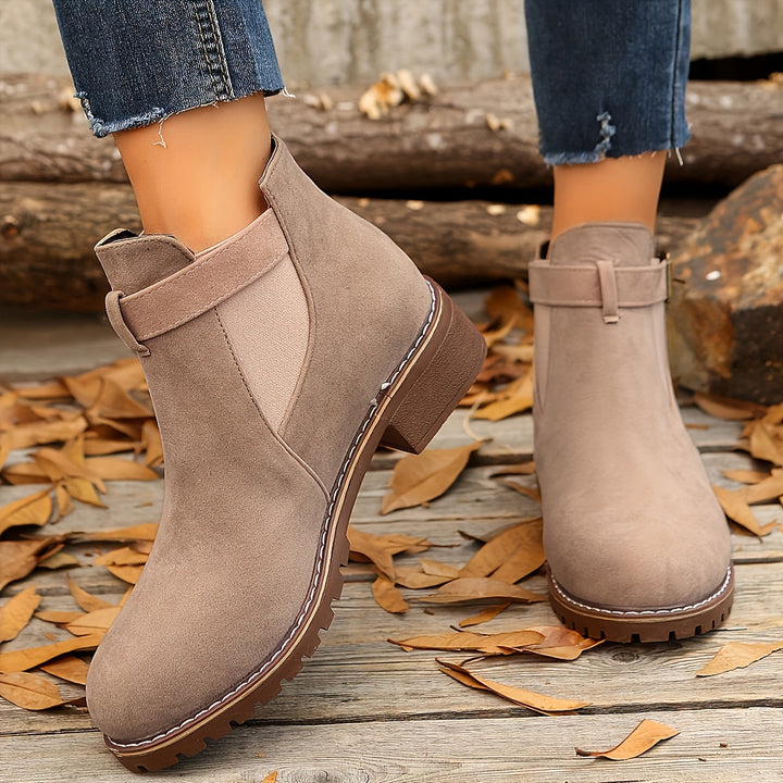 Albane | Bottines à Boucle et Talon Bloc