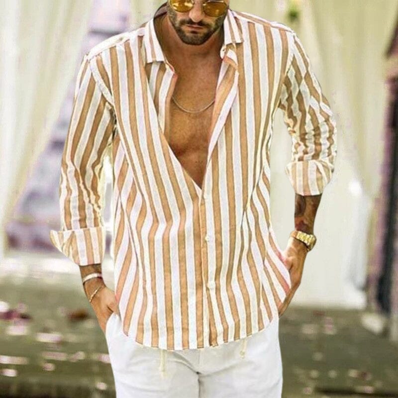 Alain | Chemise à rayures Homme
