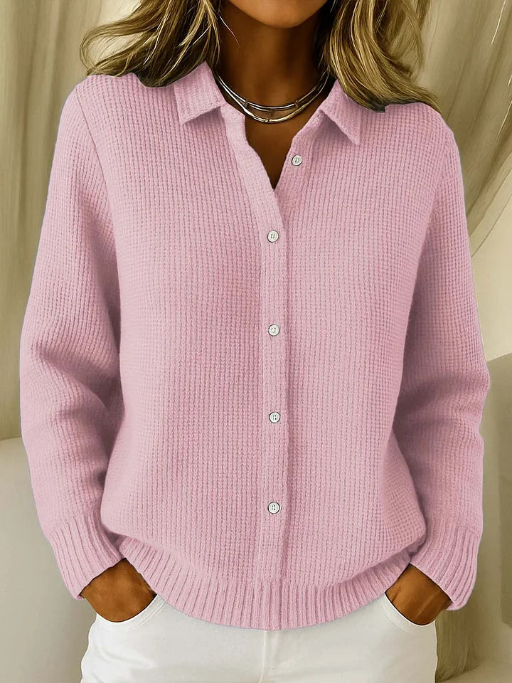 Désirée | Chemise en Maille Douce à Col