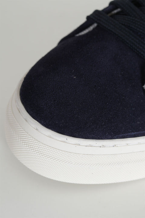 Baskets en daim bleu foncé