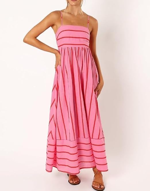 Elsie | Robe Maxi à Rayures