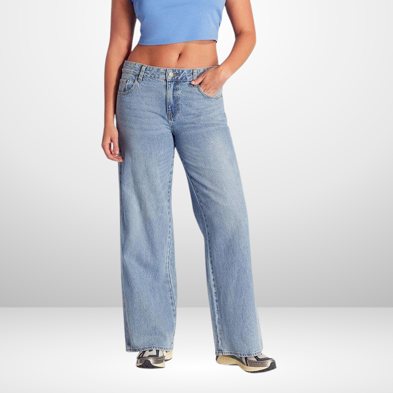 Jean baggy taille basse