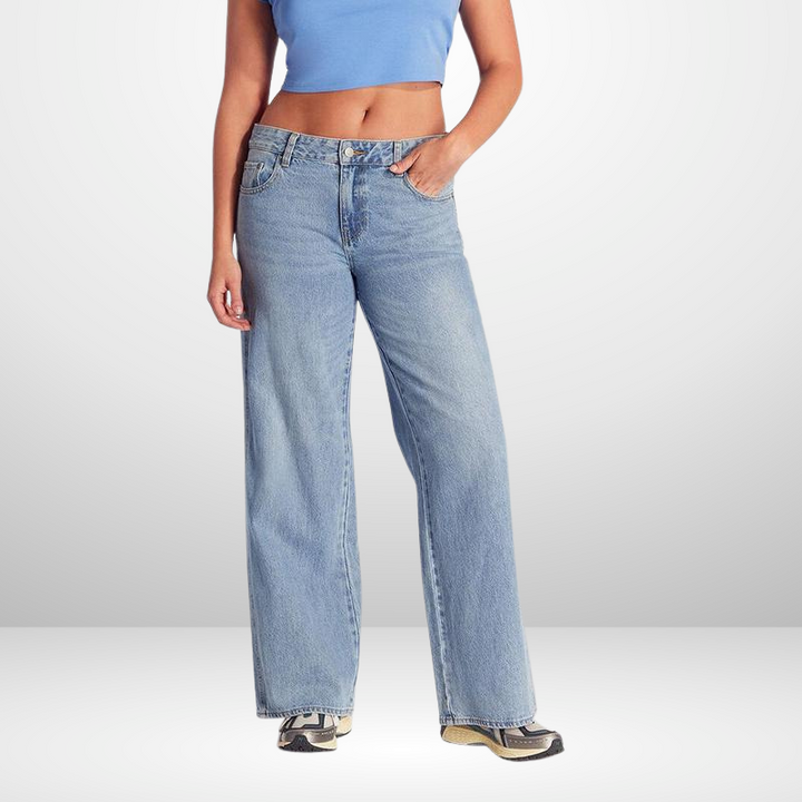 Jean baggy taille basse