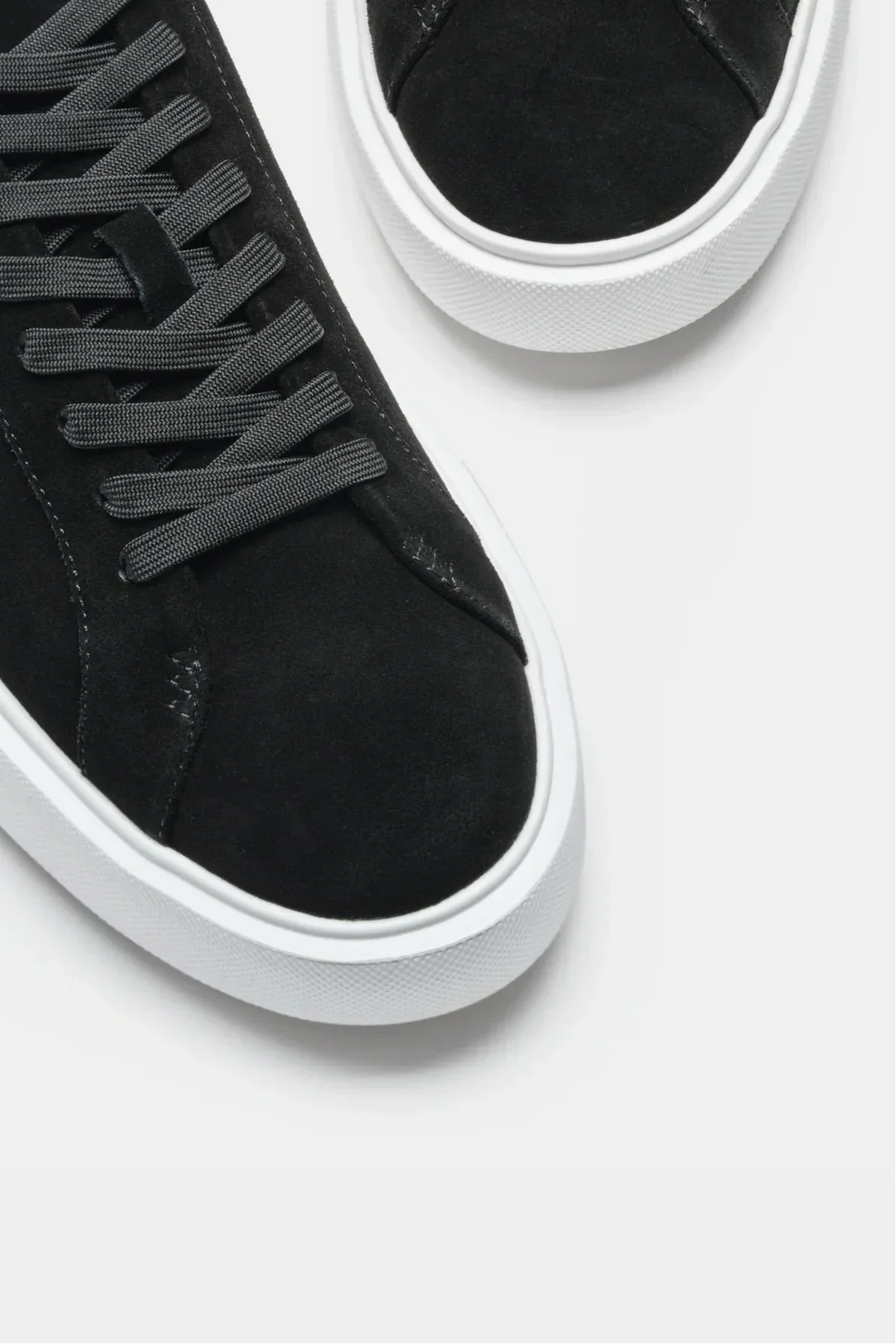 Baskets en daim noir