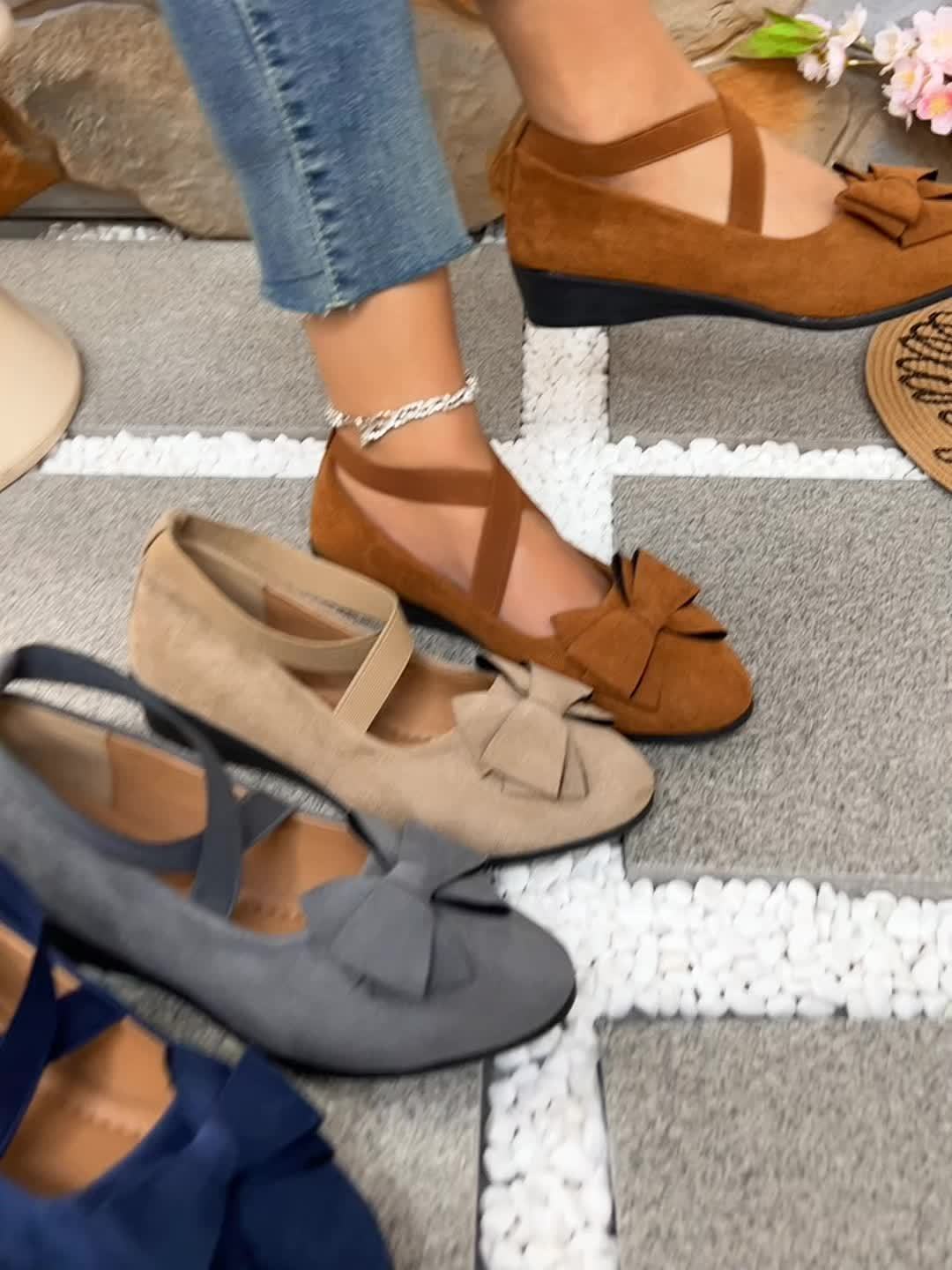 Philippine | Chaussures Compensées à Bandes Croisées pour Pieds Sensibles