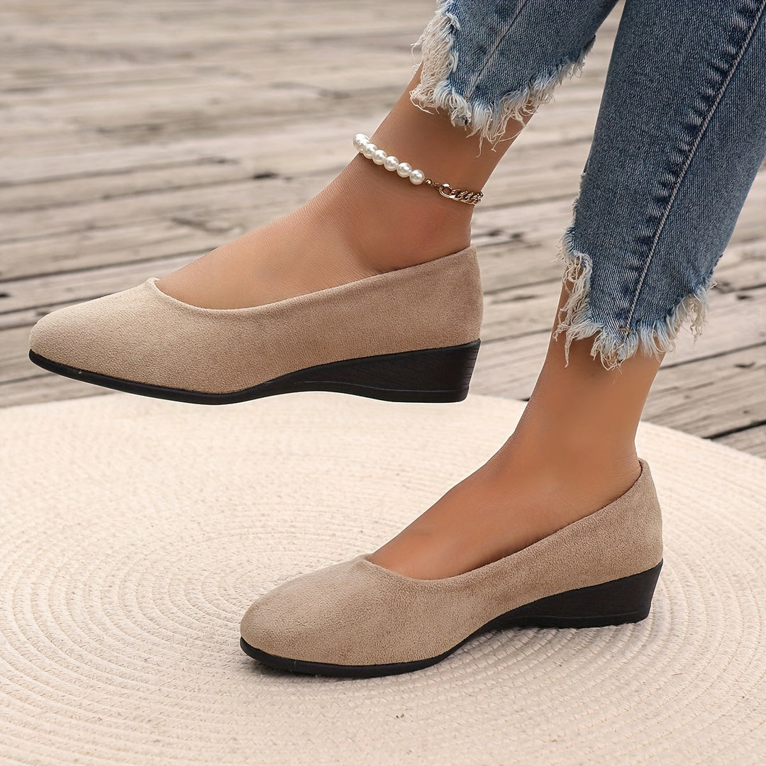 Éliane™ – Ballerines à talon compensé