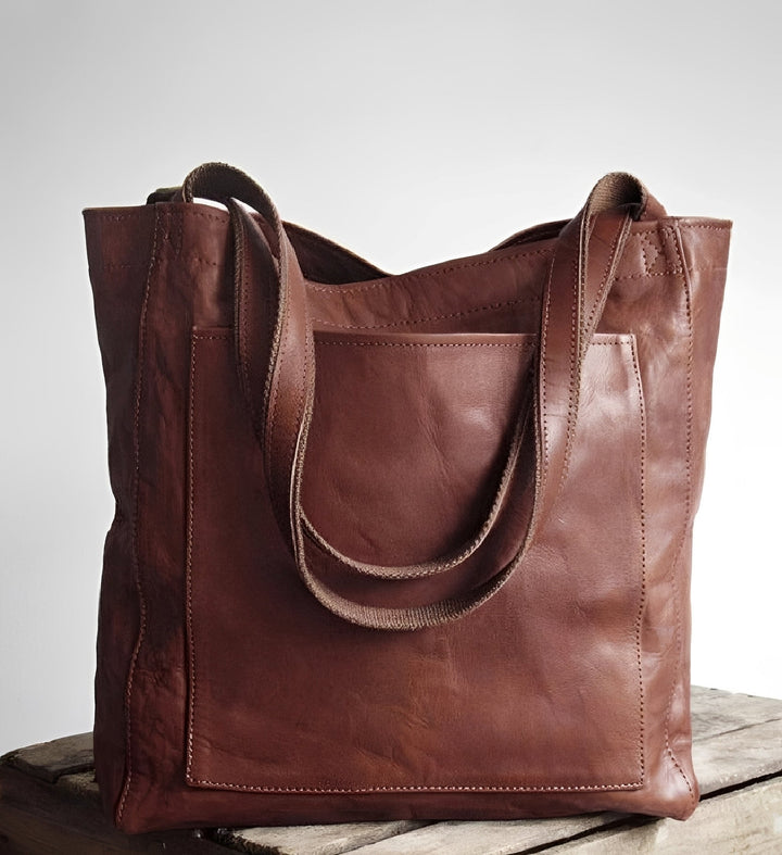 Toni – Sac en Cuir à Doublure Suédée