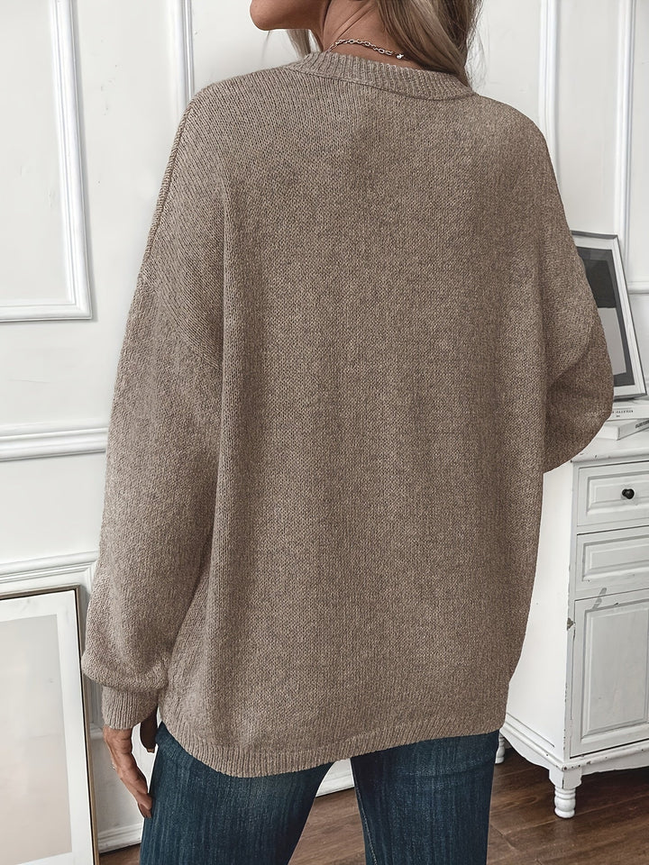 Amandine | Pull Décontracté Maille Chaude