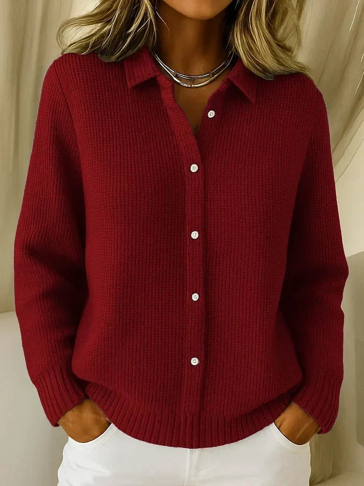 Désirée | Chemise en Maille Douce à Col