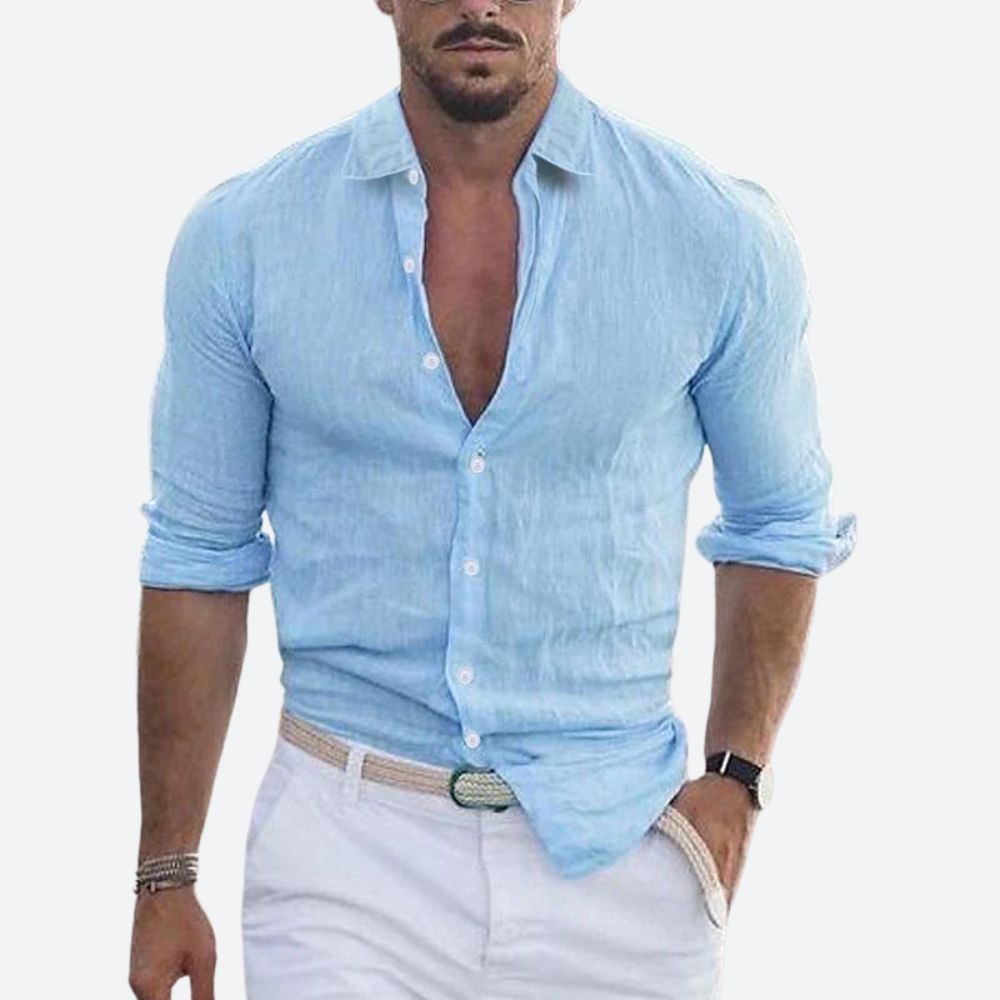 Rogelio | Chemise à col rabattu Homme