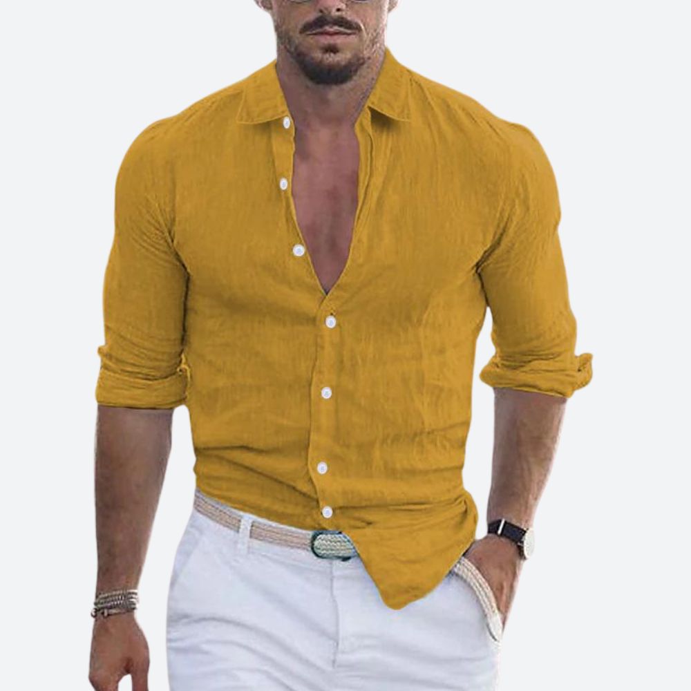 Rogelio | Chemise à col rabattu Homme