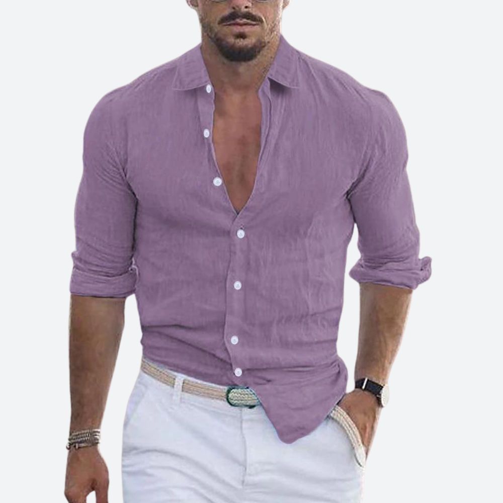 Rogelio | Chemise à col rabattu Homme