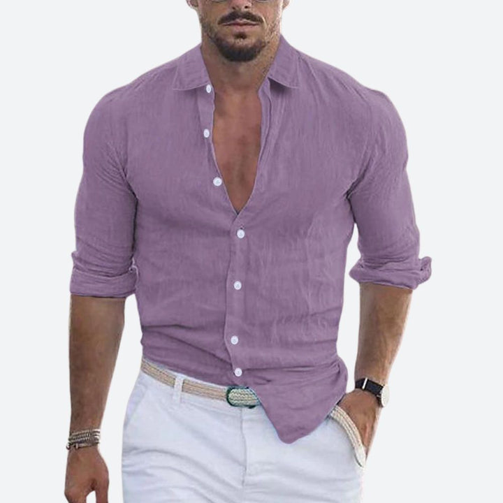 Rogelio | Chemise à col rabattu Homme