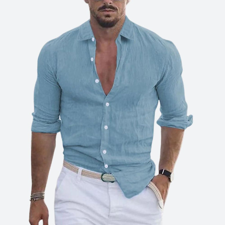 Rogelio | Chemise à col rabattu Homme