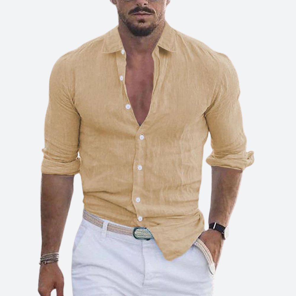 Rogelio | Chemise à col rabattu Homme