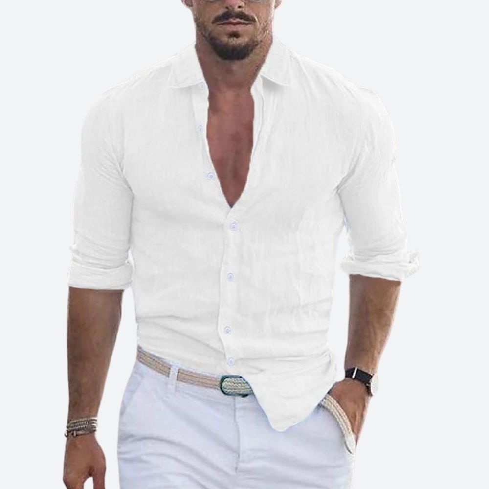 Rogelio | Chemise à col rabattu Homme