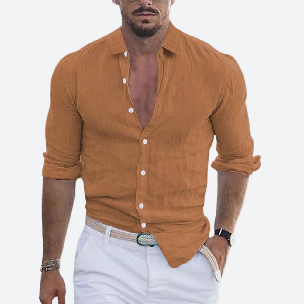 Rogelio | Chemise à col rabattu Homme