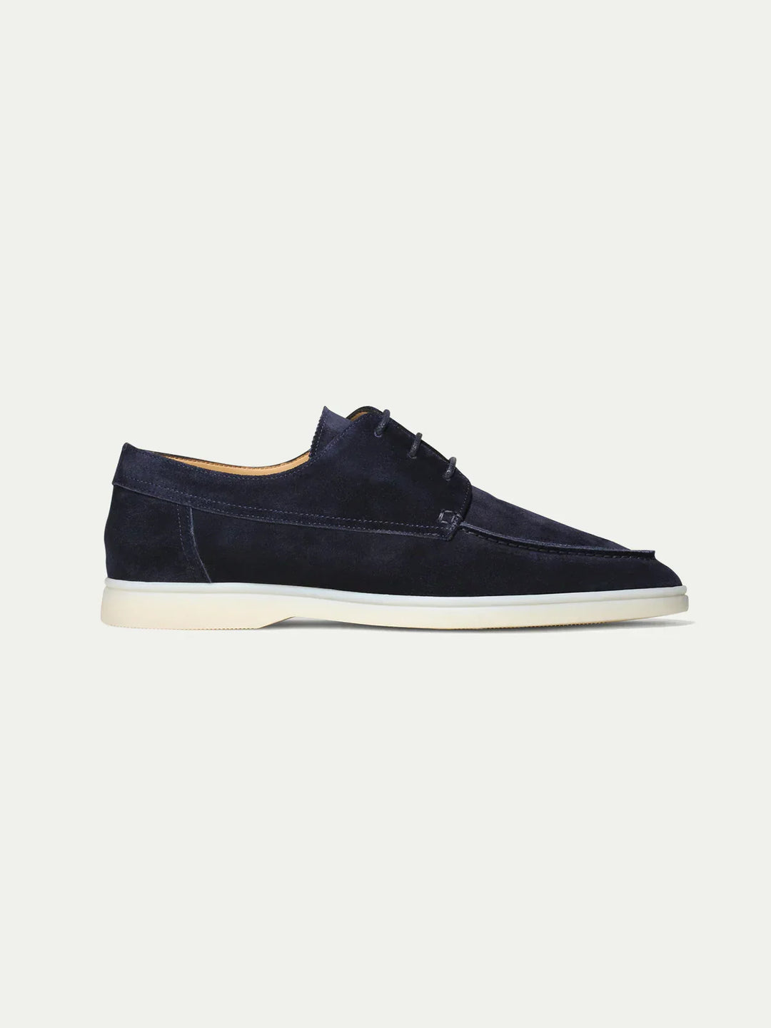 Mocassins en daim bleu foncé Homme