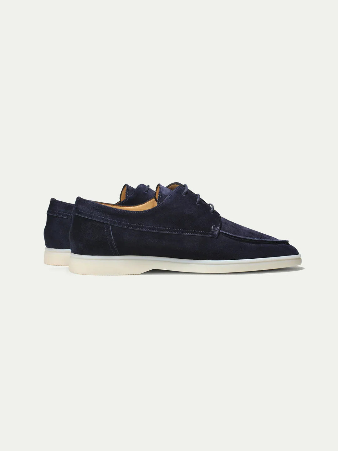 Mocassins en daim bleu foncé Homme