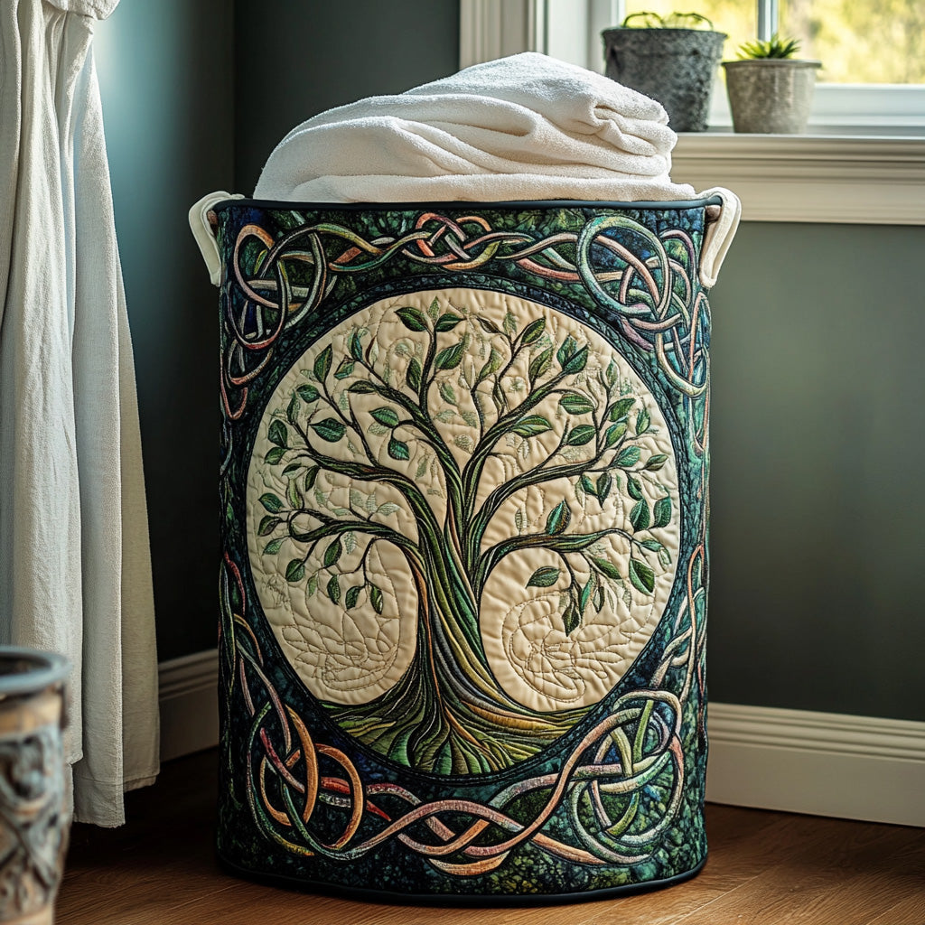 Arbre de Vie | Panier Matelassé Édition Unique
