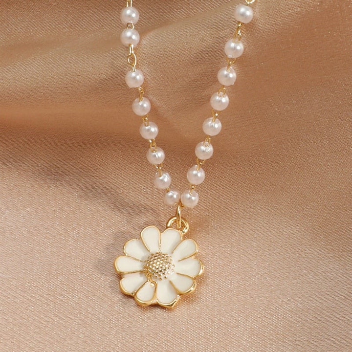 Collier Pendentif Marguerite