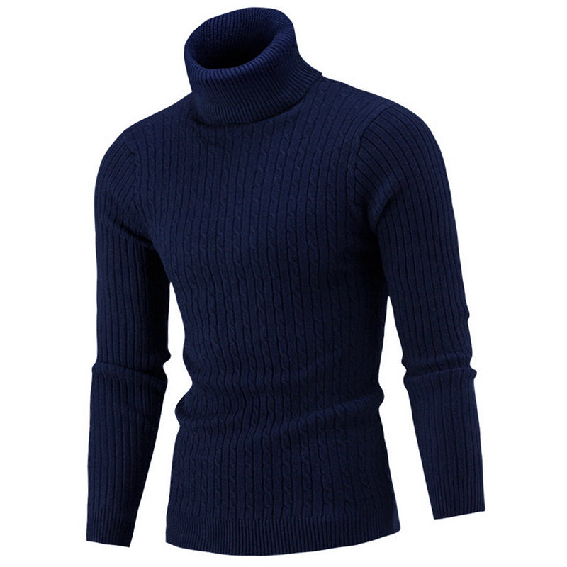 Klaus | Pull à col roulé en tricot Homme