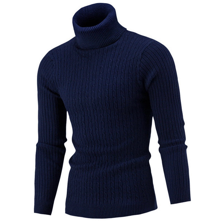 Klaus | Pull à col roulé en tricot Homme