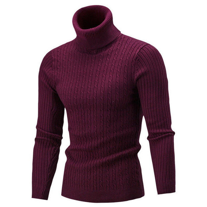 Klaus | Pull à col roulé en tricot Homme