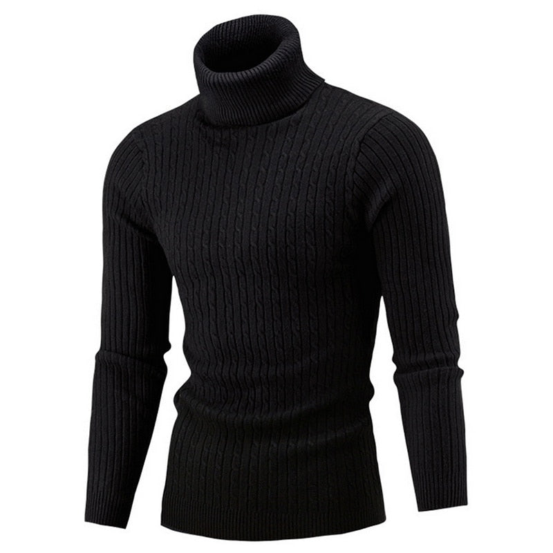 Klaus | Pull à col roulé en tricot Homme