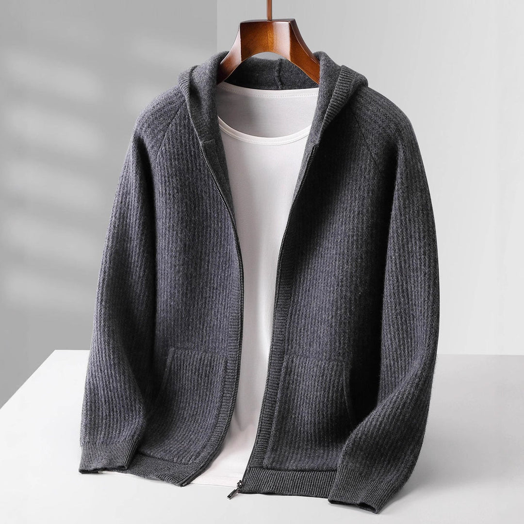 Manon | Gilet Capuche Laine Mérinos