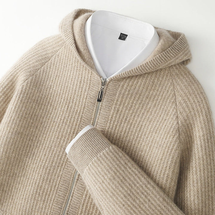 Manon | Gilet Capuche Laine Mérinos