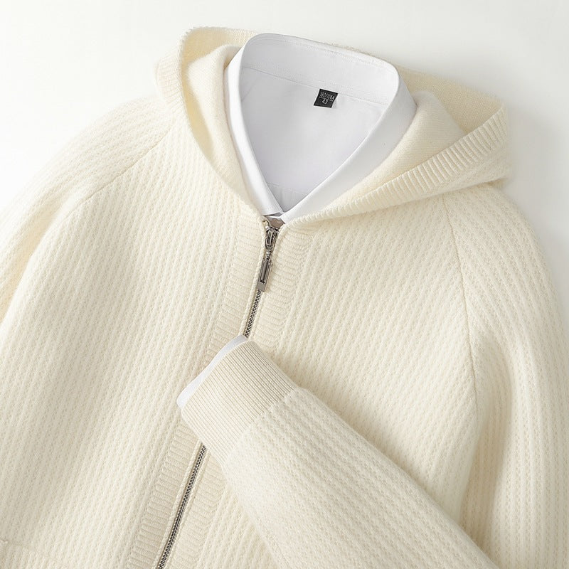 Manon | Gilet Capuche Laine Mérinos